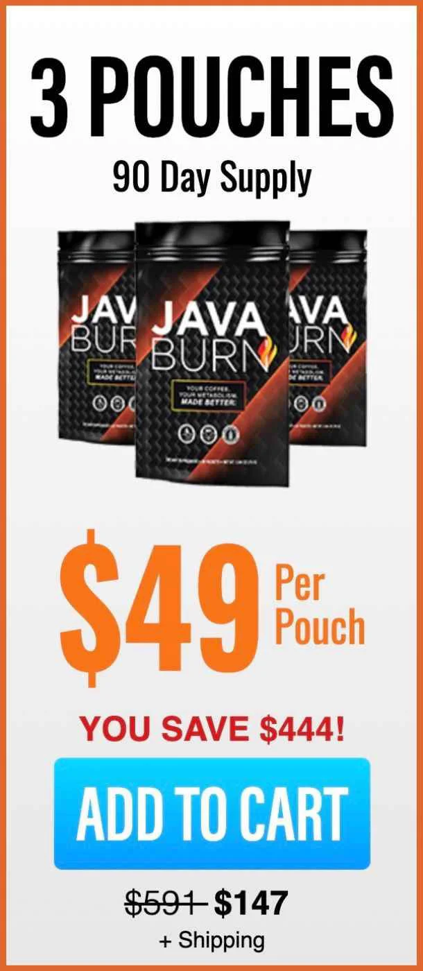 Java Burn Coffee 3 Pouches