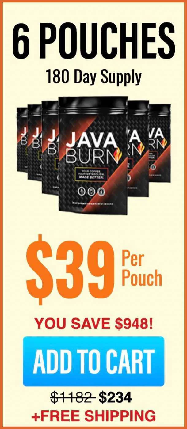 Java Burn Coffee 6 Pouches